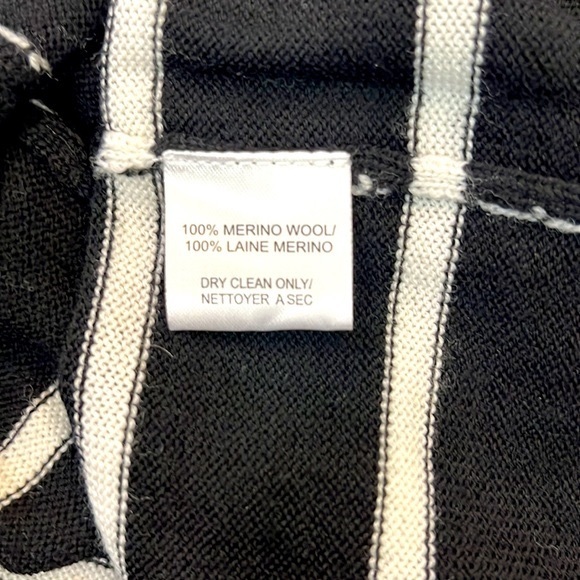 Trina Turk Stripe Wool Sweater Dress, Small & Medium - Picture 11 of 11